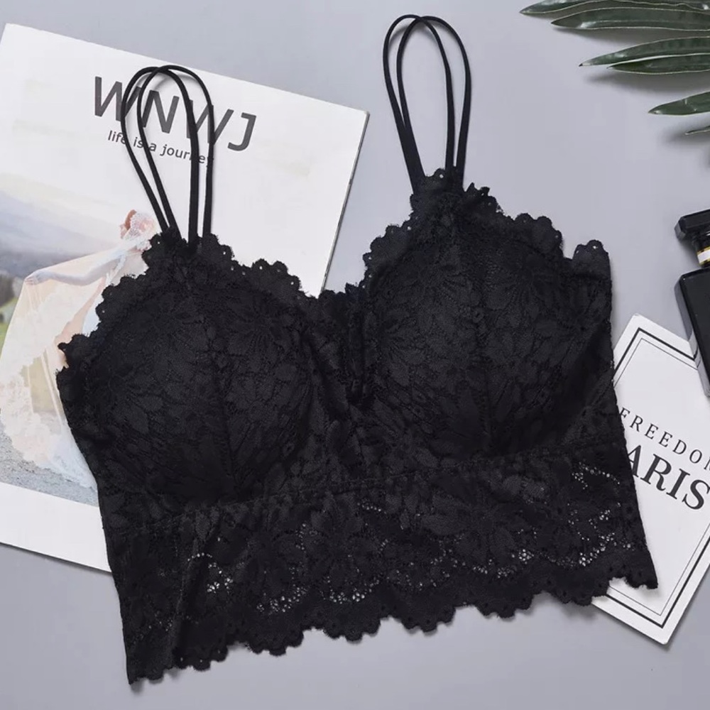 Lace Bralette Black